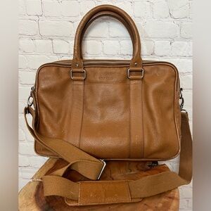 Cole Haan Leather Briefcase Laptop Bag